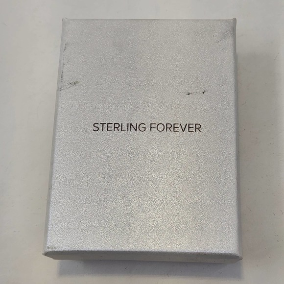 Sterling Forever 14K Gold Plate Initial A Pendant Chain Link Necklace Textured - Picture 6 of 6